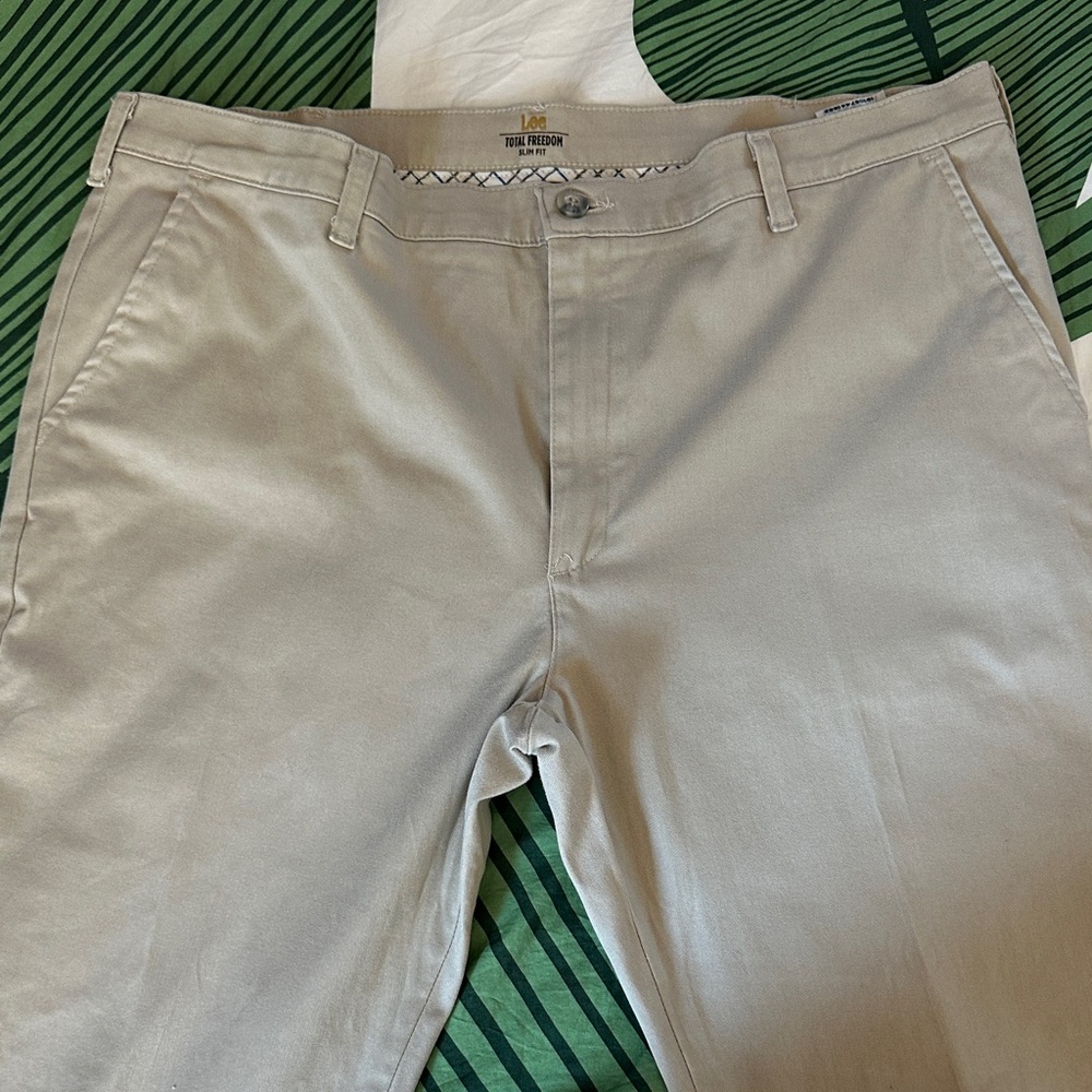 Lee slim fit khakis